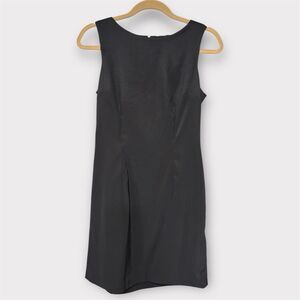 Dress Barn Women Black Sleeveless Dress Size 8 Business Office Minimalist